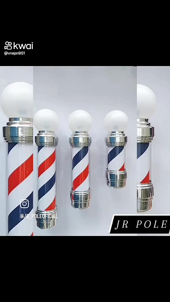 Barber Pole Giratorio Varios Tamanhos.
