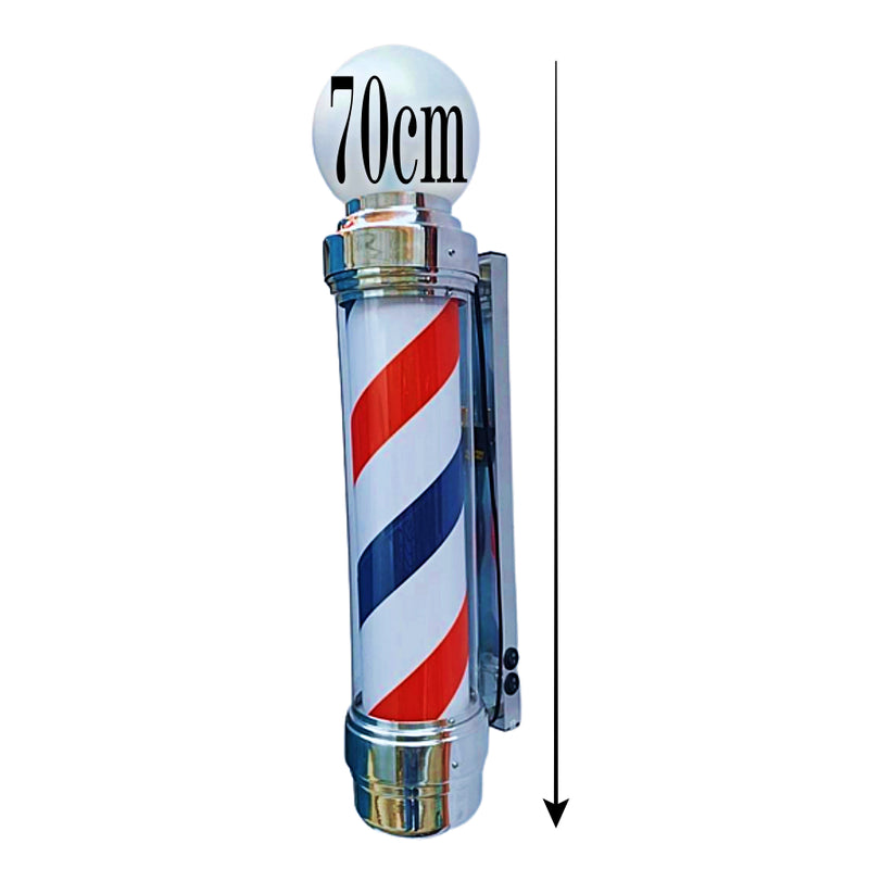 Barber Pole Giratorio Varios Tamanhos.