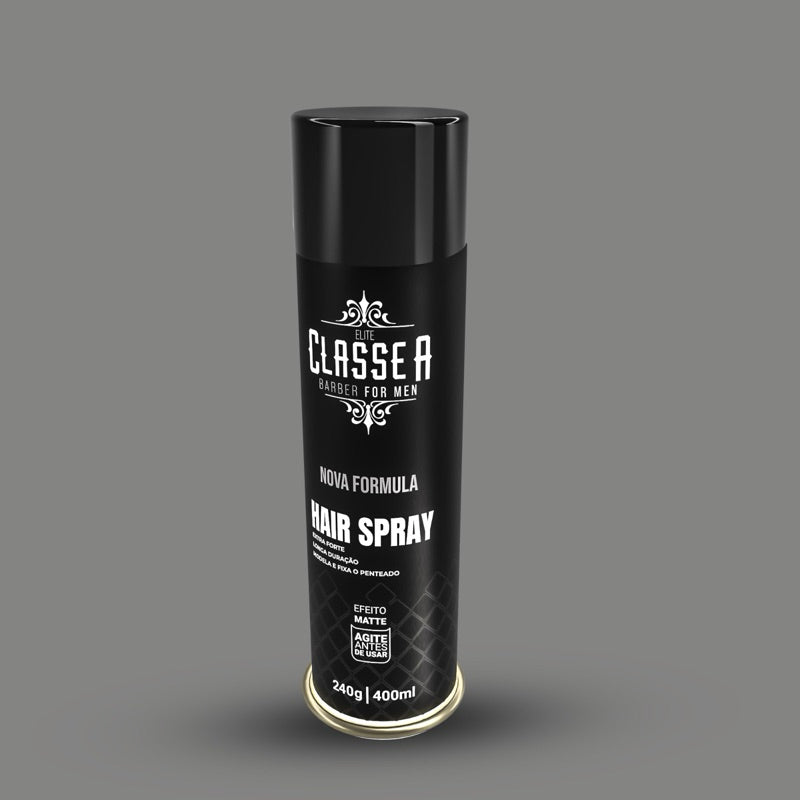 Hair Spray Classe A Fixação Duradoura & Efeito Matte Modela e Fixa Penteados Profissional