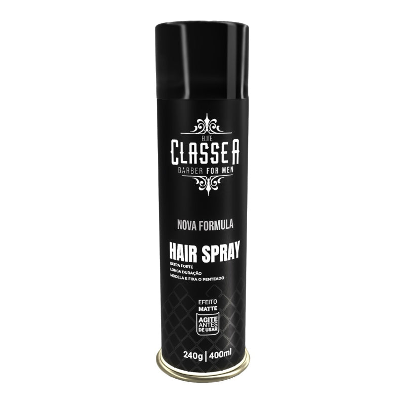 Hair Spray Classe A Fixação Duradoura & Efeito Matte Modela e Fixa Penteados Profissional