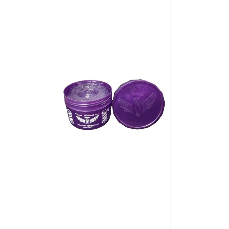 KIT 12 Gel Cera Hidratante 300g Para Modelar e Fixar Cabelo Two Brothers Profissional