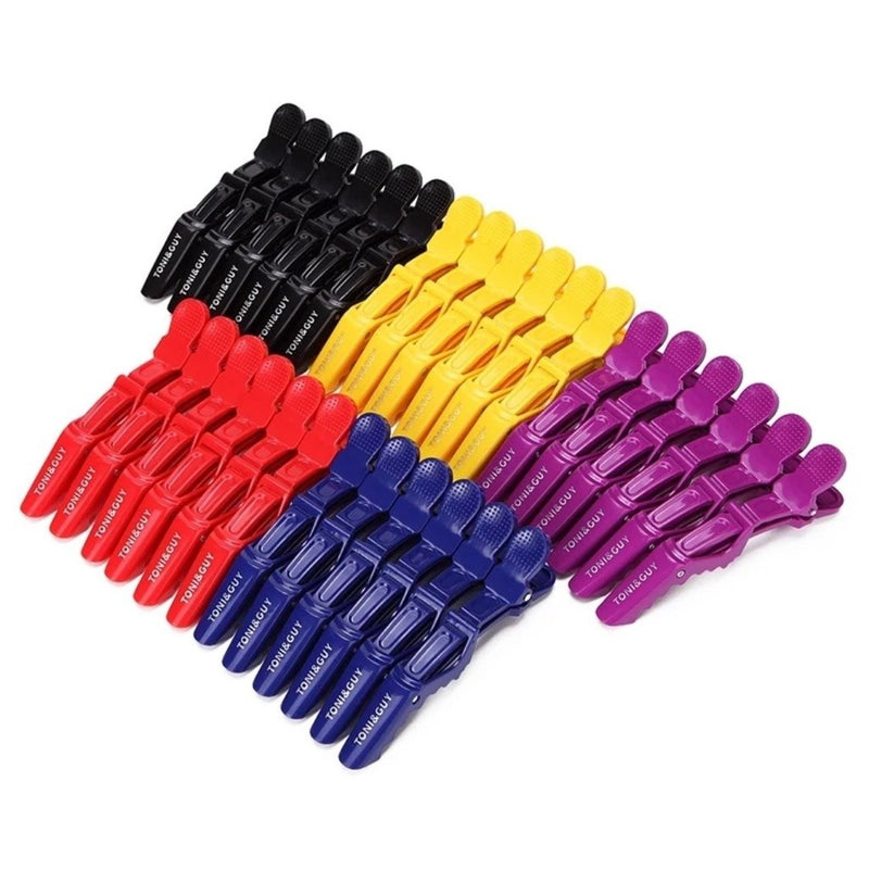 Kit 6 Presilha Jacaré Crocodilo Para Cabelo Cabeleireiro